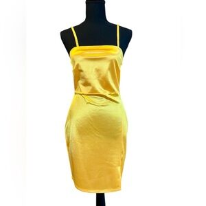Yellow Mini Dress (NWOT)